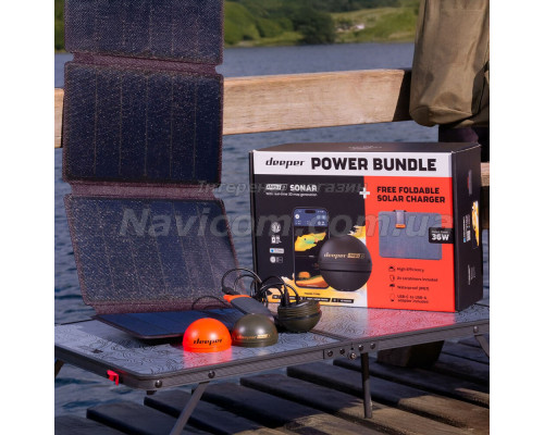 Эхолот Deeper CHIRP+ 3 Power Bundle (+ солнечная панель 36W)