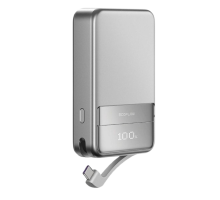 Повербанк EcoFLow RAPID Magnetic Power Bank 10000 Silver
