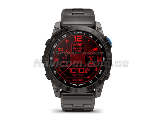 Смарт-годинник Garmin D2 Mach 1 Pro з титановим браслетом