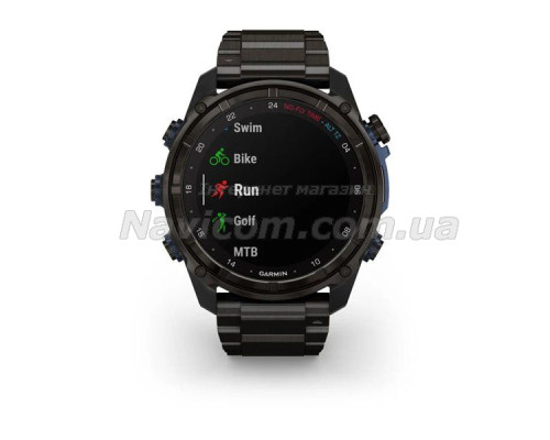 Смарт-часы Garmin Descent Mk3i - 51 мм, титан Carbon Grey DLC с титановым браслетом