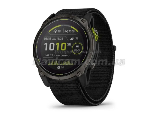 Смарт-часы Garmin Enduro 3 с нейлоновым ремешком UltraFit