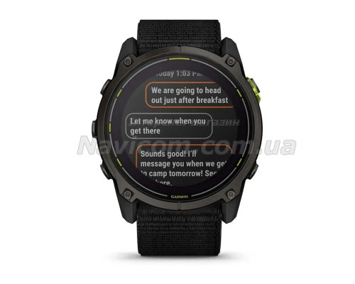 Смарт-часы Garmin Enduro 3 с нейлоновым ремешком UltraFit