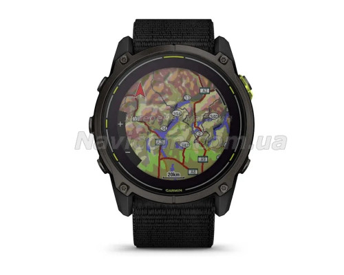 Смарт-часы Garmin Enduro 3 с нейлоновым ремешком UltraFit