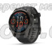 Смарт-часы Garmin Fenix 8 (43 мм), AMOLED Sapphire, титан с DLC-покрытием Carbon Gray и силиконовым ремешком