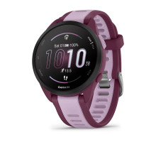 Смарт-годинник Garmin Forerunner 165 Music, силіконовий ремінець бузковий