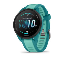 Смарт-годинник Garmin Forerunner 165 Music, силіконовий ремінець кольору бірюзовий/аква