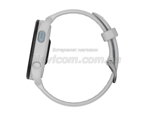 Смарт-годинник Garmin Forerunner 165, туманно-сірий силіконовий ремінець