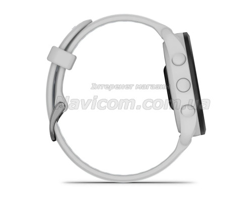Смарт-годинник Garmin Forerunner 165, туманно-сірий силіконовий ремінець
