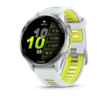 Смарт-годинник Garmin Forerunner 970 білий  з титановим безелем