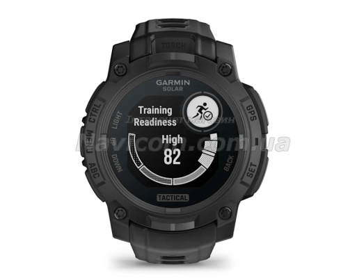 Смарт-годинник Garmin Instinct 3 (45 мм) Solar Tactical Edition чорний