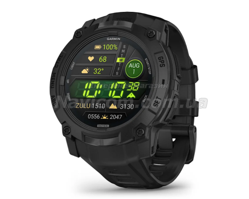Смарт-годинник Garmin Instinct 3 (50 мм) AMOLED Tactical Edition чорний