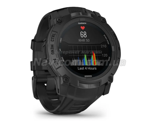 Смарт-годинник Garmin Instinct 3 (50 мм) AMOLED Tactical Edition чорний