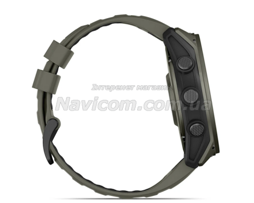 Смарт-годинник Garmin Tactix 8 (51 мм) AMOLED з покриттям Cerakote кольору хакі