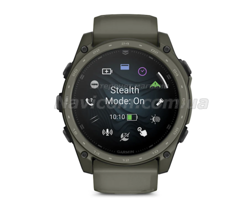 Смарт-годинник Garmin Tactix 8 (51 мм) AMOLED з покриттям Cerakote кольору хакі