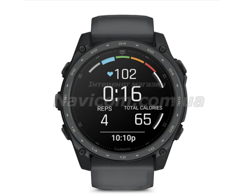 Смарт-годинник Garmin Tactix 8 (51 мм) AMOLED з покриттям Cerakote Slate Grey