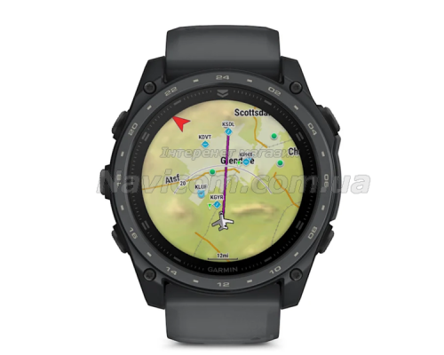Смарт-годинник Garmin Tactix 8 (51 мм) AMOLED з покриттям Cerakote Slate Grey