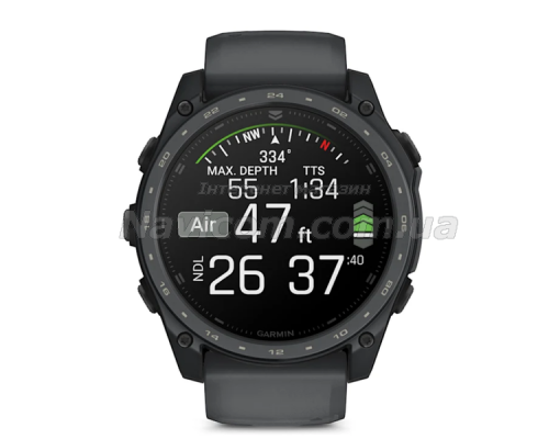 Смарт-годинник Garmin Tactix 8 (51 мм) AMOLED з покриттям Cerakote Slate Grey