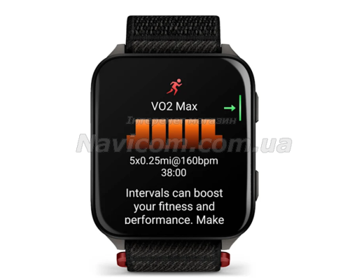 Смарт-годинник Garmin Venu X1 чорно-сланцевий із нейлоновим ремінцем ComfortFit