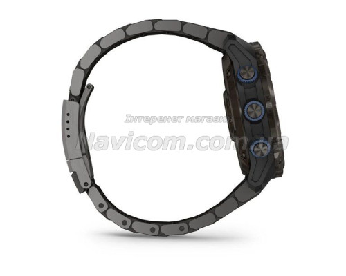 Смарт-часы Garmin Descent Mk3i - 51 мм, титан Carbon Grey DLC с титановым браслетом