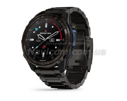 Смарт-часы Garmin Descent Mk3i - 51 мм, титан Carbon Grey DLC с титановым браслетом