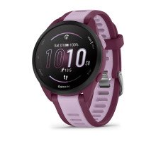 Смарт-годинник Garmin Forerunner 165 Music, силіконовий ремінець бузковий