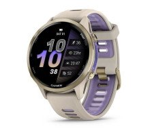 Смарт-часы Garmin Forerunner 970 с золотистым титановым безелем