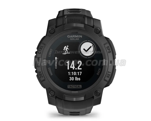 Смарт-годинник Garmin Instinct 3 (45 мм) Solar Tactical Edition чорний