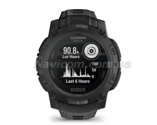 Смарт-годинник Garmin Instinct 3 (45 мм) Solar Tactical Edition чорний