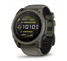 Смарт-годинник Garmin Tactix 8 (51 мм) AMOLED з покриттям Cerakote кольору хакі