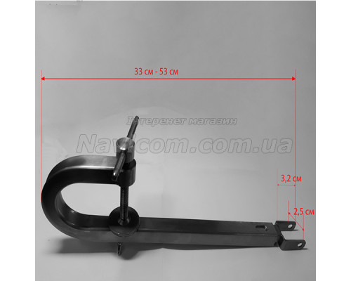 Струбцина для датчика Lowrance TripleShot (нерж)