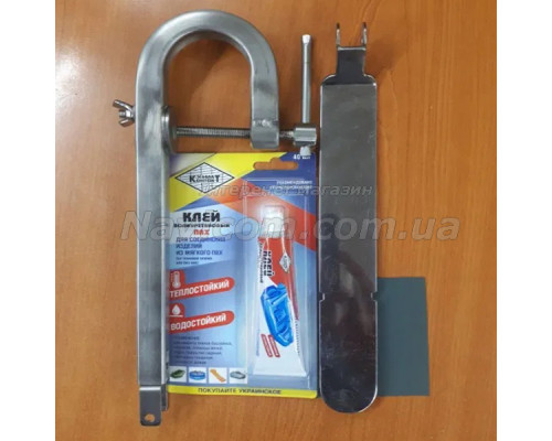 Струбцина для датчика Lowrance TripleShot (нерж)