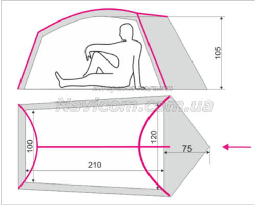 Намет Terra Incognita Ligera 2