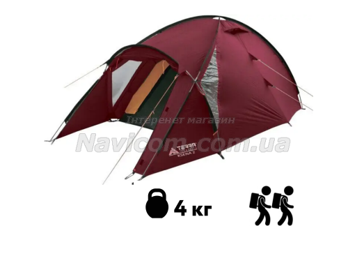 Намет Terra Incognita Ksena 2 Alu вишнева