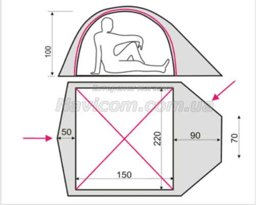Намет Terra Incognita Platou 2