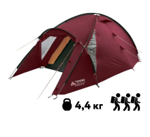 Намет Terra Incognita Ksena 3 Alu вишнева