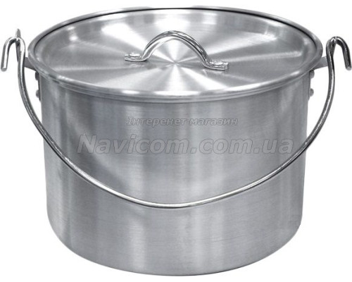 Казан алюмінієвий з кришкою Tramp 13 л UTRC-057