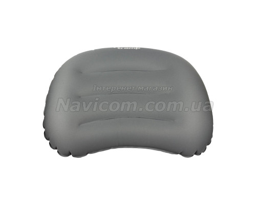 Подушка надувна під голову Tramp TPU, сіра UTRA-160