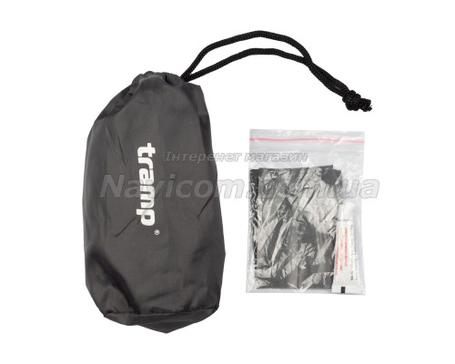 Подушка надувна під голову Tramp TPU, сіра UTRA-160