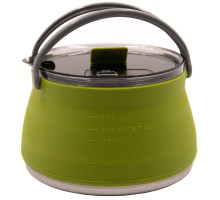 Чайник Tramp силіконовий з металевим дном 1л олива TRC-125