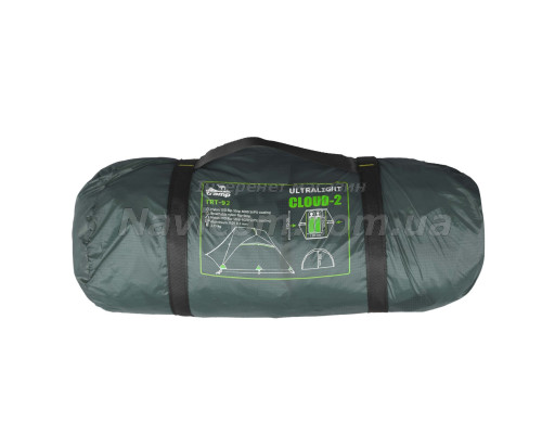 Намет Tramp Cloud 2 Si TRT-092-GREEN темно-зелений