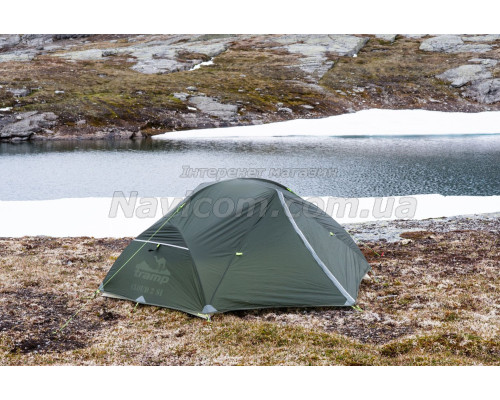 Намет Tramp Cloud 2 Si TRT-092-GREEN темно-зелений