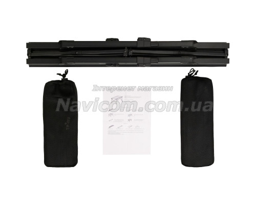 Стіл Tribe Camp Table Alu чорний