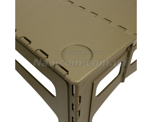 Стіл Tribe Camp Table Low пластиковий, olive