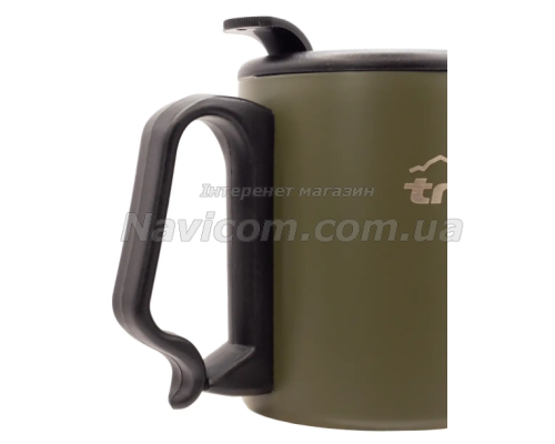 Термокружка Tramp с поилкой и защелкой 350мл UTRC-020-olive 