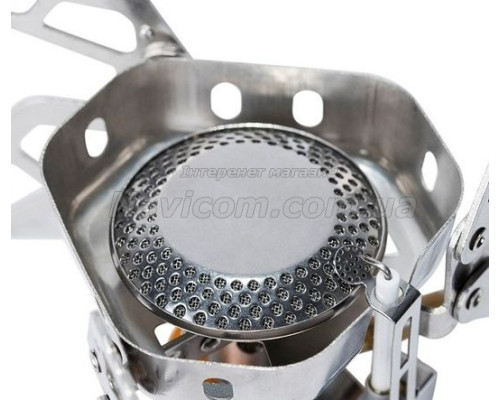 Пальник газовий зі шлангом, п'єзопідпалом та вітрозахистом Tramp UTRG-046