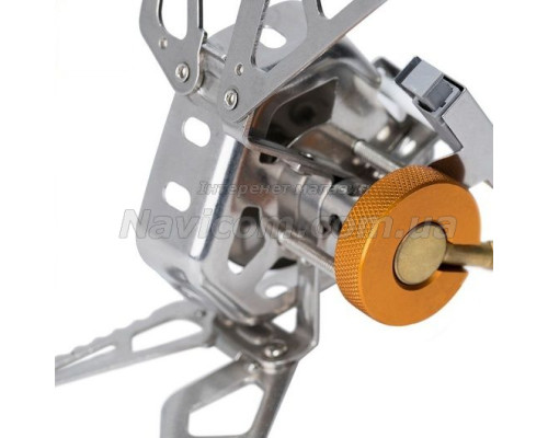 Пальник газовий зі шлангом, п'єзопідпалом та вітрозахистом Tramp UTRG-046