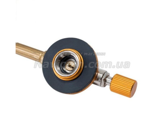 Пальник газовий зі шлангом, п'єзопідпалом та вітрозахистом Tramp UTRG-046