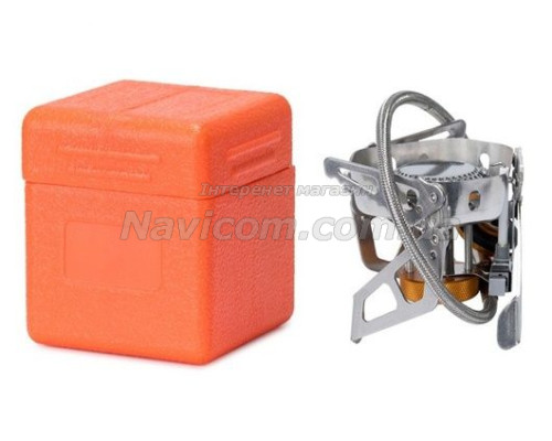 Пальник газовий зі шлангом, п'єзопідпалом та вітрозахистом Tramp UTRG-046