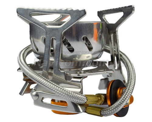 Пальник газовий зі шлангом та подвійним вбудованим вітрозахистом Tramp UTRG-047