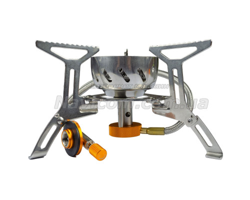 Горелка газовая со шлангом и двойной встроенной ветрозащитой Tramp UTRG-047